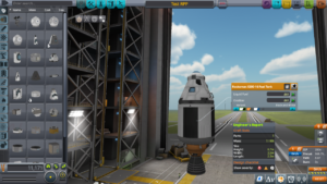 Image de la fusée Test RPP dans le BAV avec le rapport d'ingénieur ouvert et le réservoir presque vide pour avoir une approximation du RPP à vide au niveau de la mer