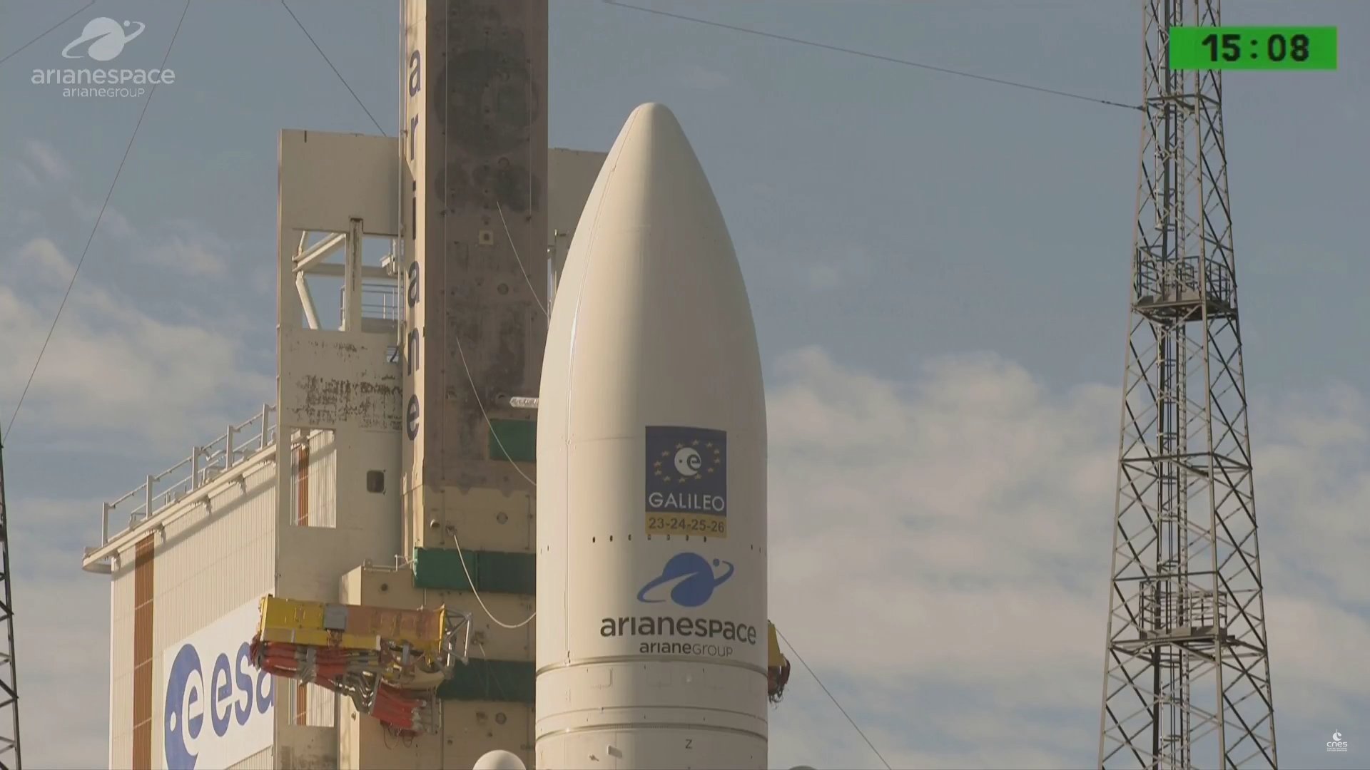 Close Up, no cryo arms (Arianespace)
