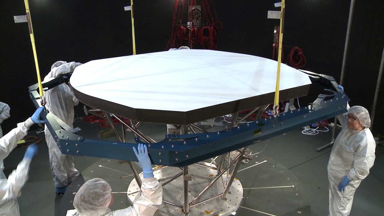 Heat Shield during vaccum thermal test (Johns Hopkins University)