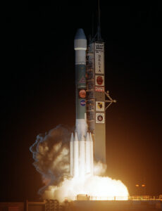 Launch of Opportunity on a Delta II Rocket (NASA)