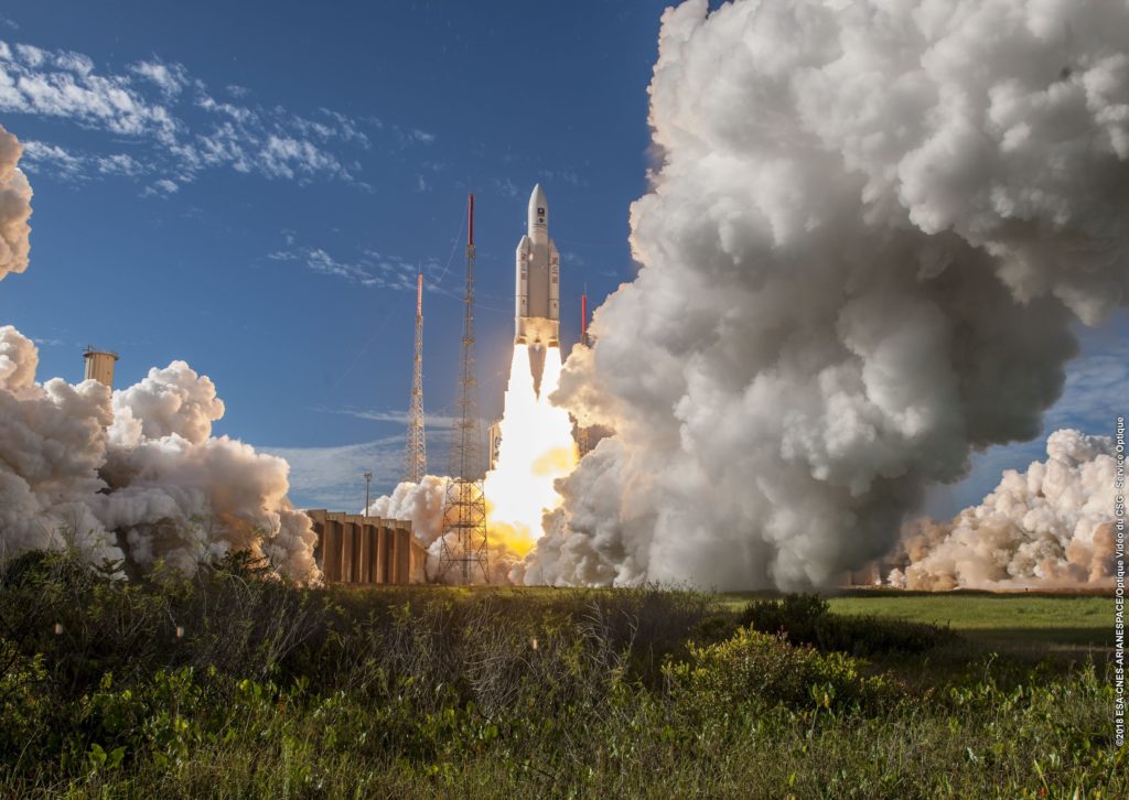 VA244 Liftoff (Arianespace)
