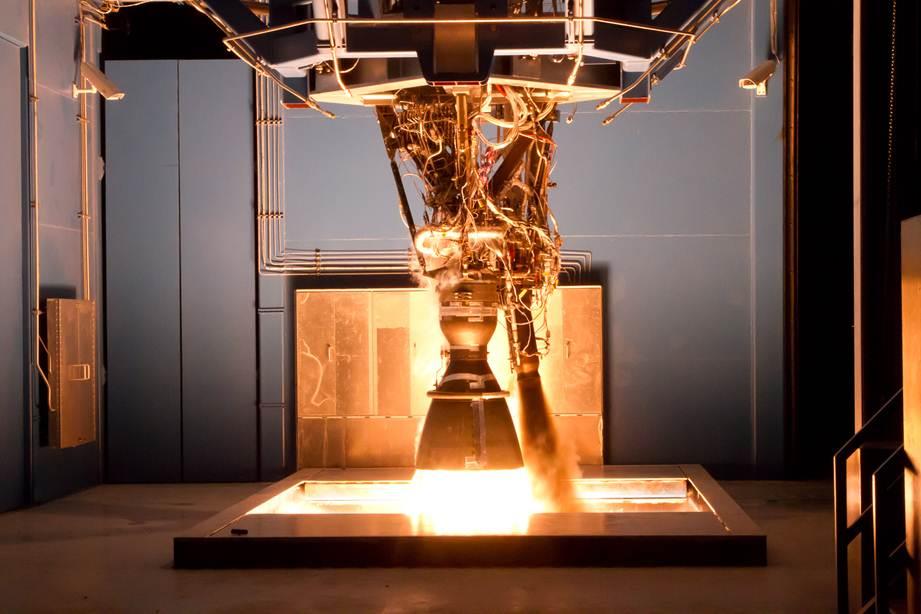 Merlin 1D fire (SpaceX)