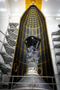 Parker Probe in fairing (NASA)