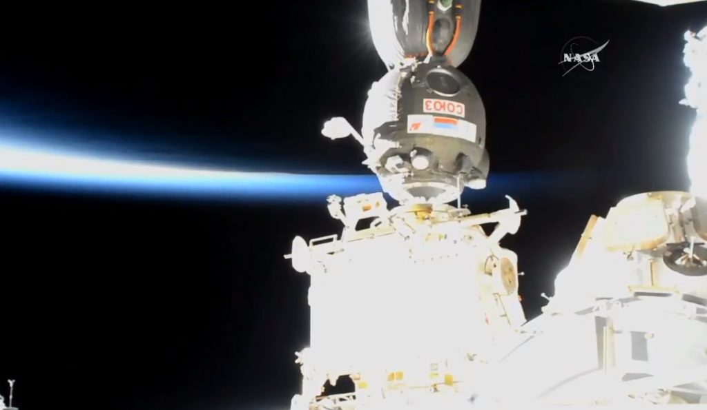 Soyuz docking (NASA)