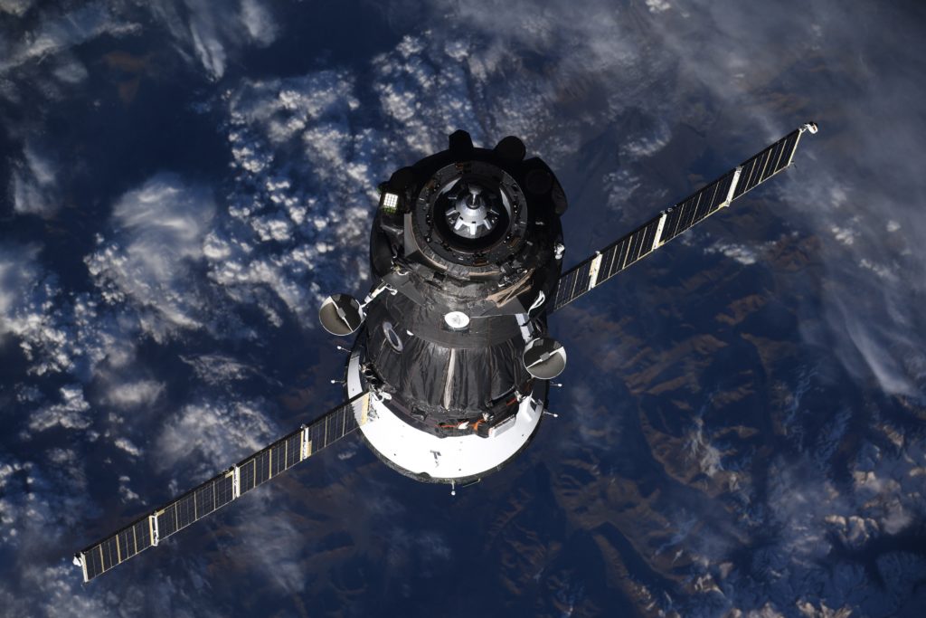 Soyuz docking close (Oleg Artemyev)
